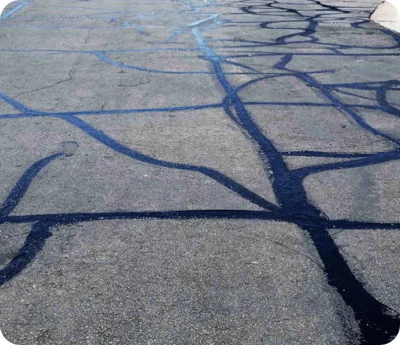 Resultat scellement asphalte